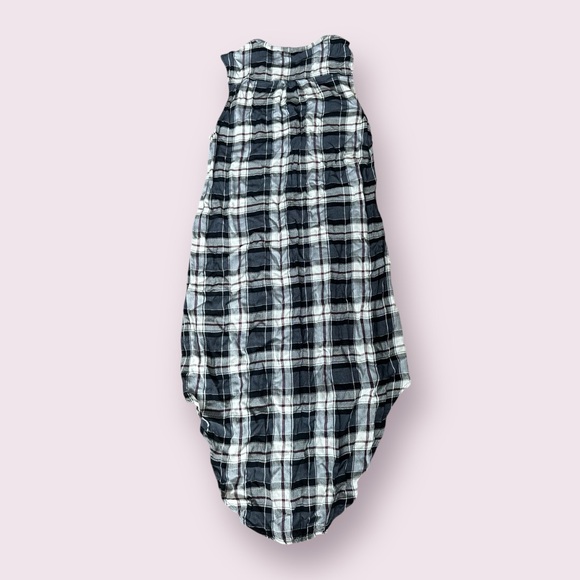 Women’s Cupcakes & Cashmere Plaid Tunic Length Tank Top Blouse Size Medium - Picture 2 of 8